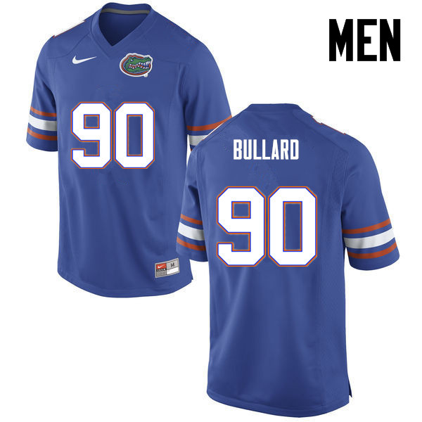 Men Florida Gators #90 Jonathan Bullard College Football Jerseys-Blue